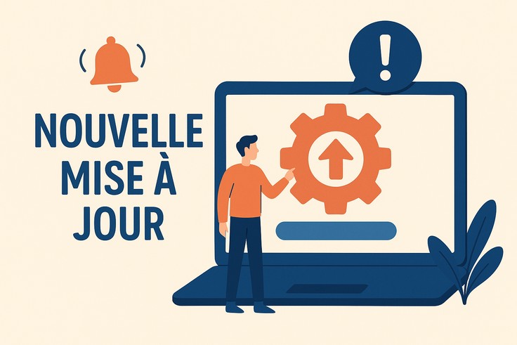 Mise à jour 535 disponible